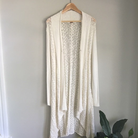Free People Sweaters - Free People Cream Cardigan Size Small